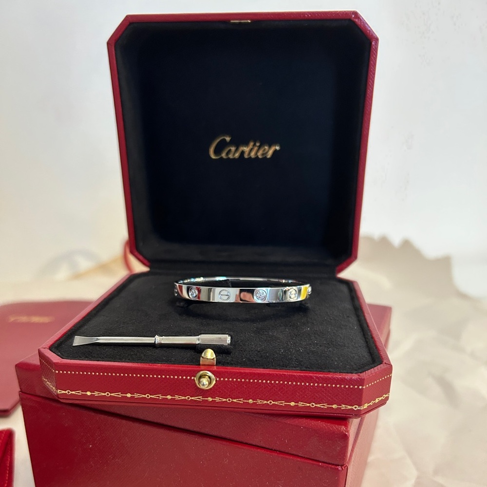 Cartier Love BRACELET- double screw closure